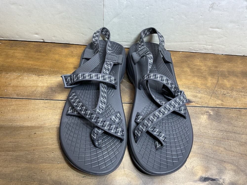 Chaco Mens Sandals Z/Volv 2 Adjustable Hiking Gorp Toe Loop Size 13 Enfold Gray